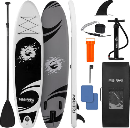 Inflatable Stand up Paddle Board with Premium SUP Accessories – Wide Stable Design with Non-Slip EVA Deck Pad for Adults and Youth of All Skill Levels